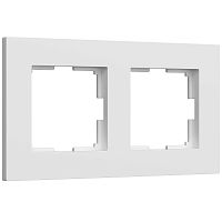 Рамка универсальная Werkel Slab 2-м. белый матовы картинка